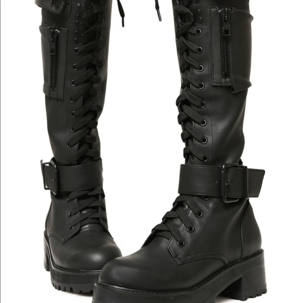 Current Mood Combat Boots